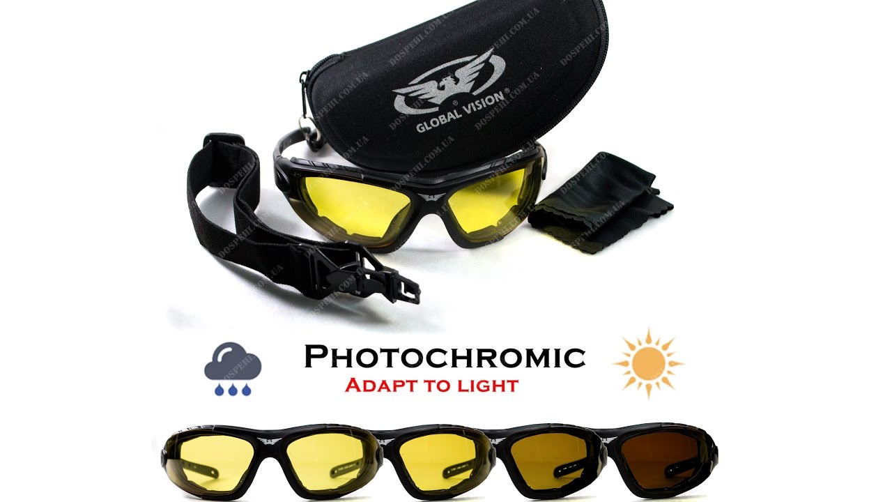Shorty Photochromic (yellow to brown) Фотохромные очки со стандартами безопасности