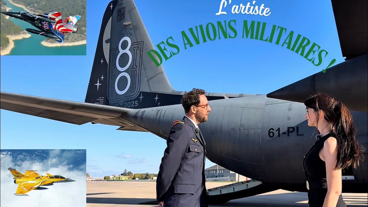 Régis Rocca, peintre de l’Armée de l’Air : quand la peinture rencontre l’aviation !