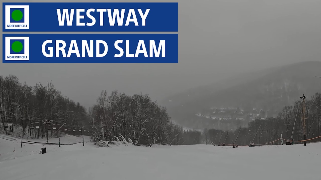 Jiminy Peak, MA - 🟦/🟢 West Way to Grand Slam (12-11-25) [4K]