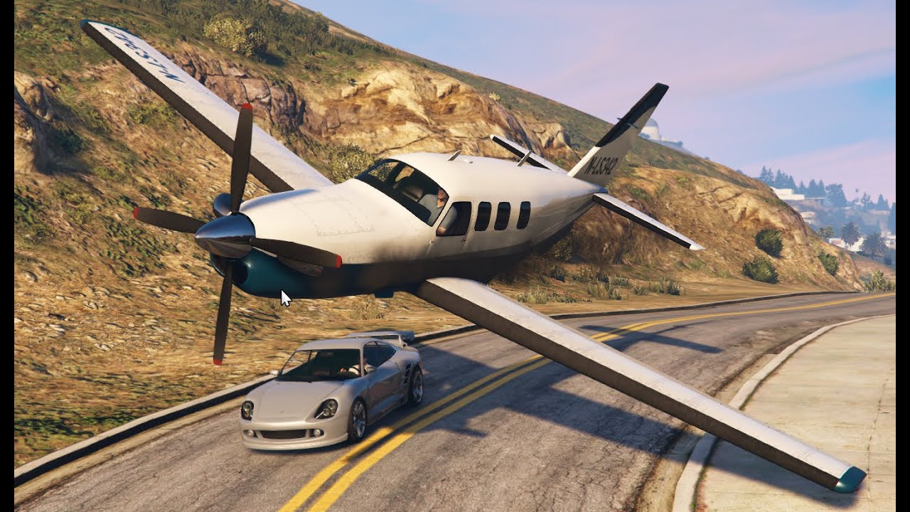 GTA 5 REALISTIC PLANE CRASHES!! COMPILATION #7