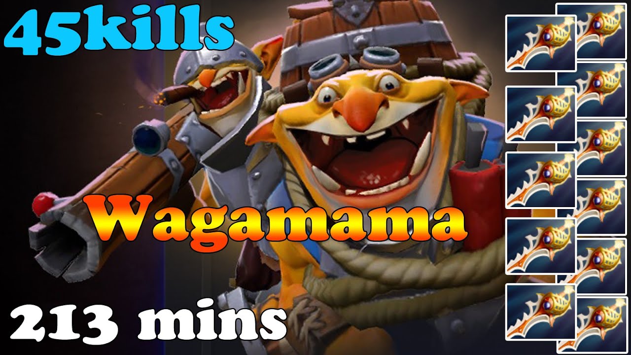 Dota 2 - Wagamama plays Techies vol 3# Longest Match Record 3;33;36