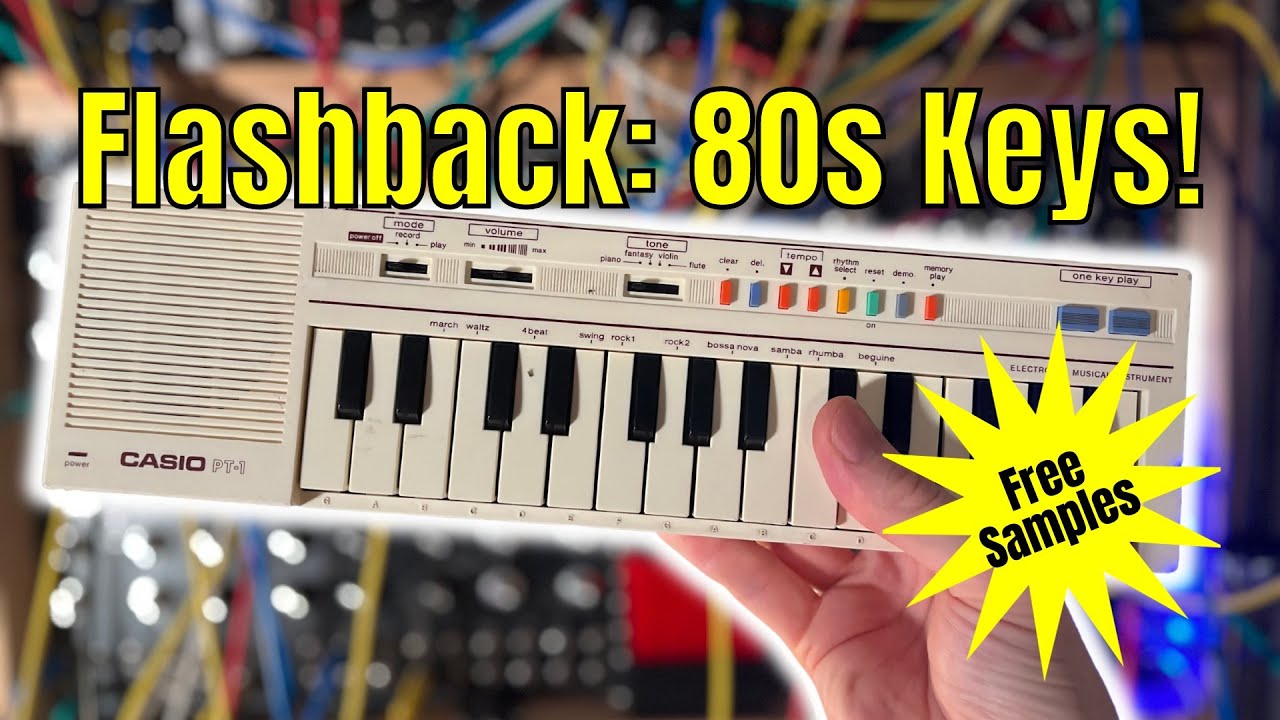 Casio PT-1 Repair + Automatic Audio Sample Chopping