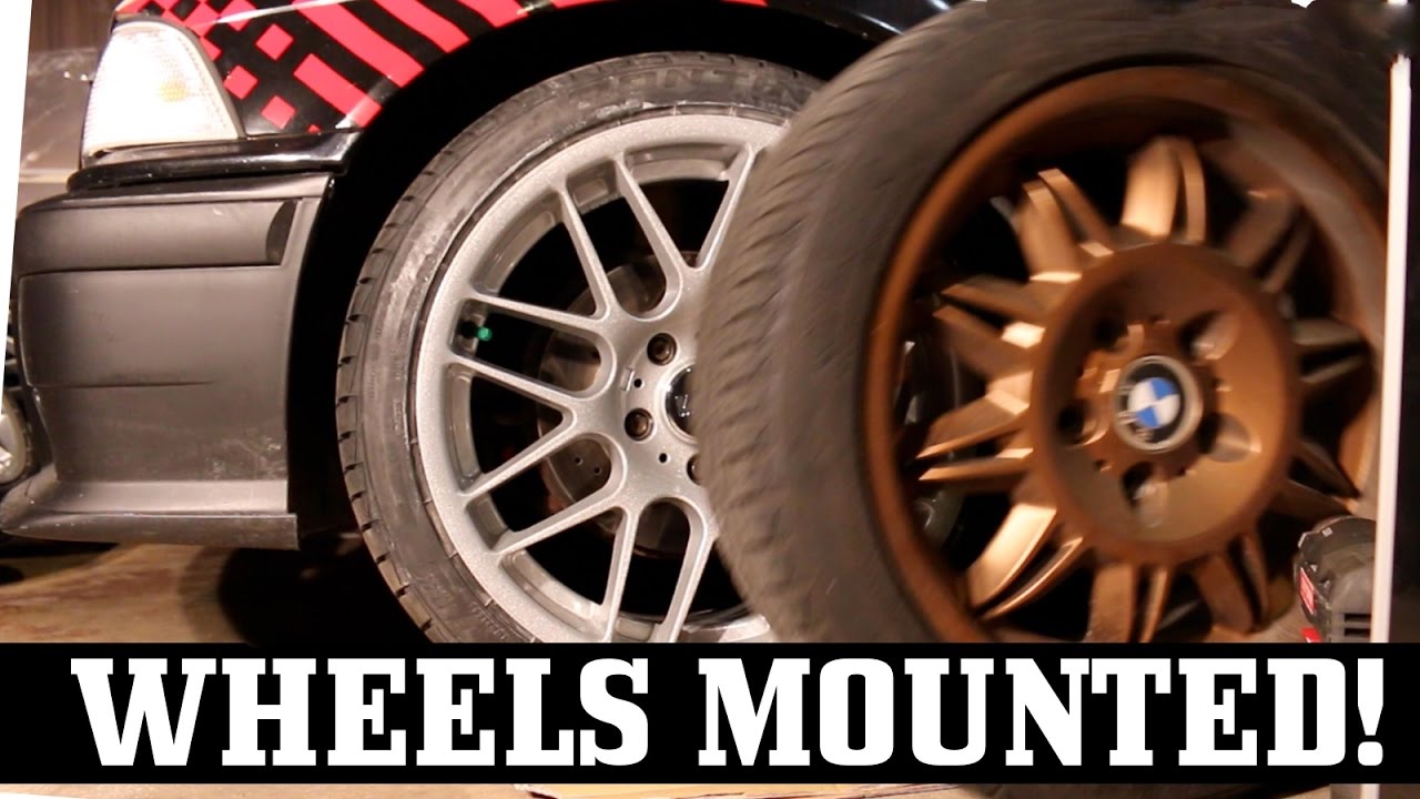 VMR Wheels and Tires Get Mounted on Turbo E36!