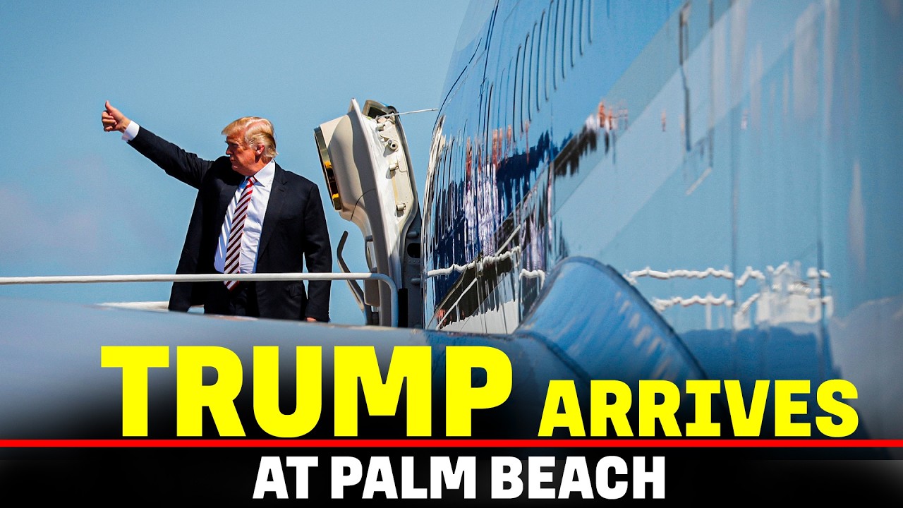 Watch: US President Trump arrives in Palm Beach, Florida, for a weekend getaway at his estate