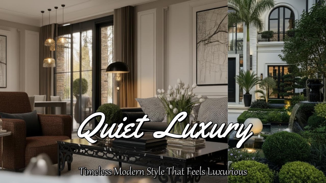 Дизайн интерьеров класса люкс 2026: вневременной современный стиль, создающий ощущение роскоши.