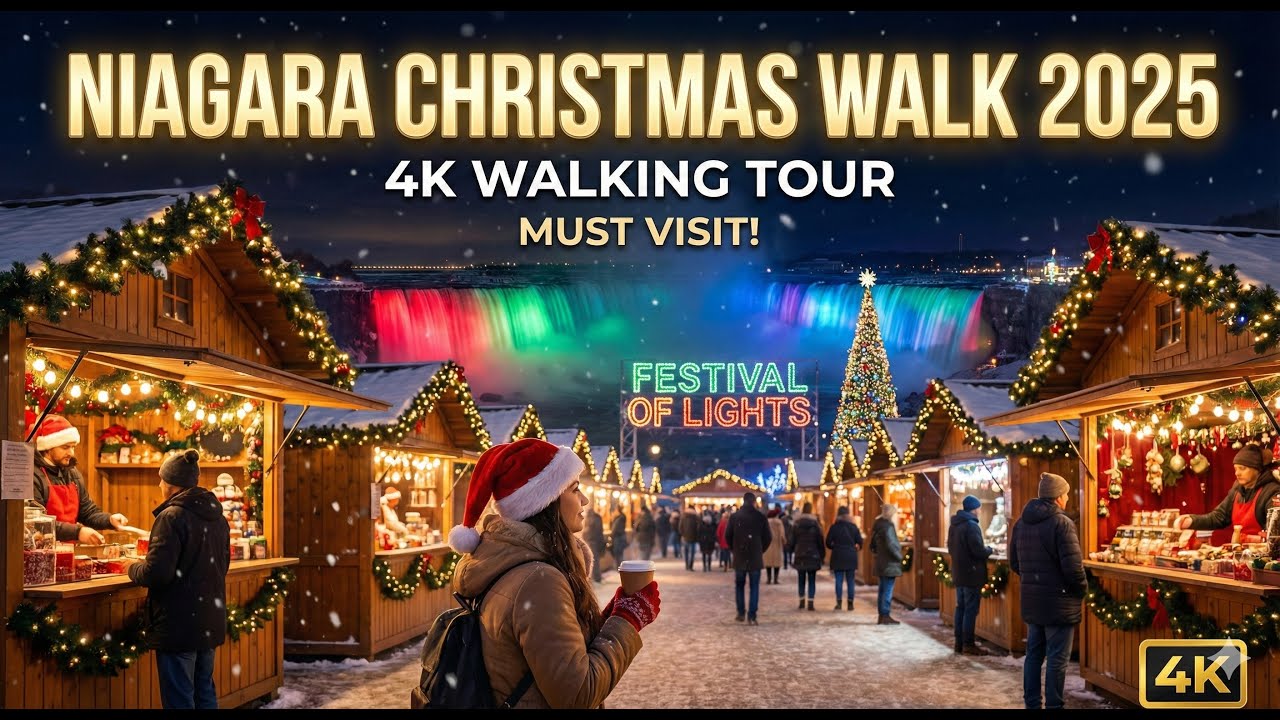 Niagara Falls Gets MAGICAL During Winter Festival Of Lights 2025