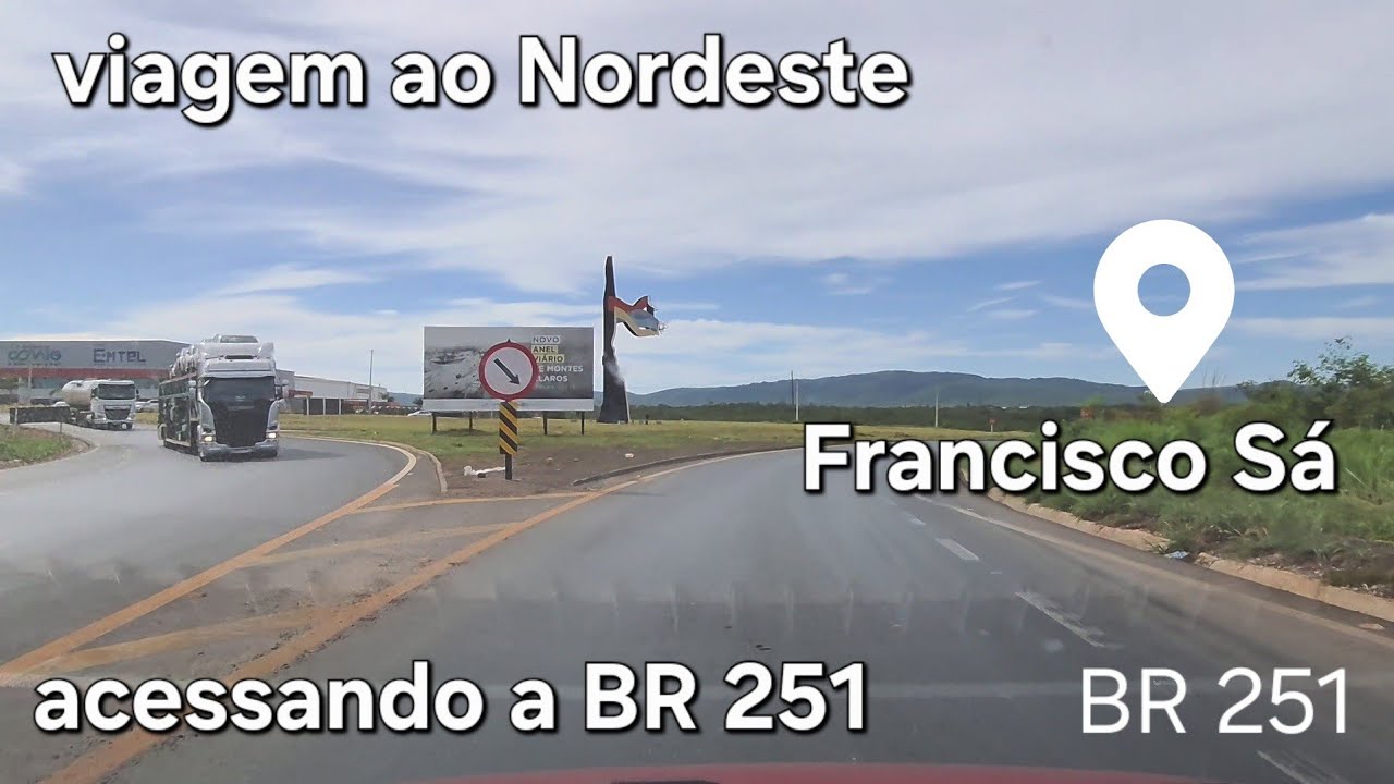 Viagem ao Nordeste de carro 2026 pt 5 - acessando a BR 251  