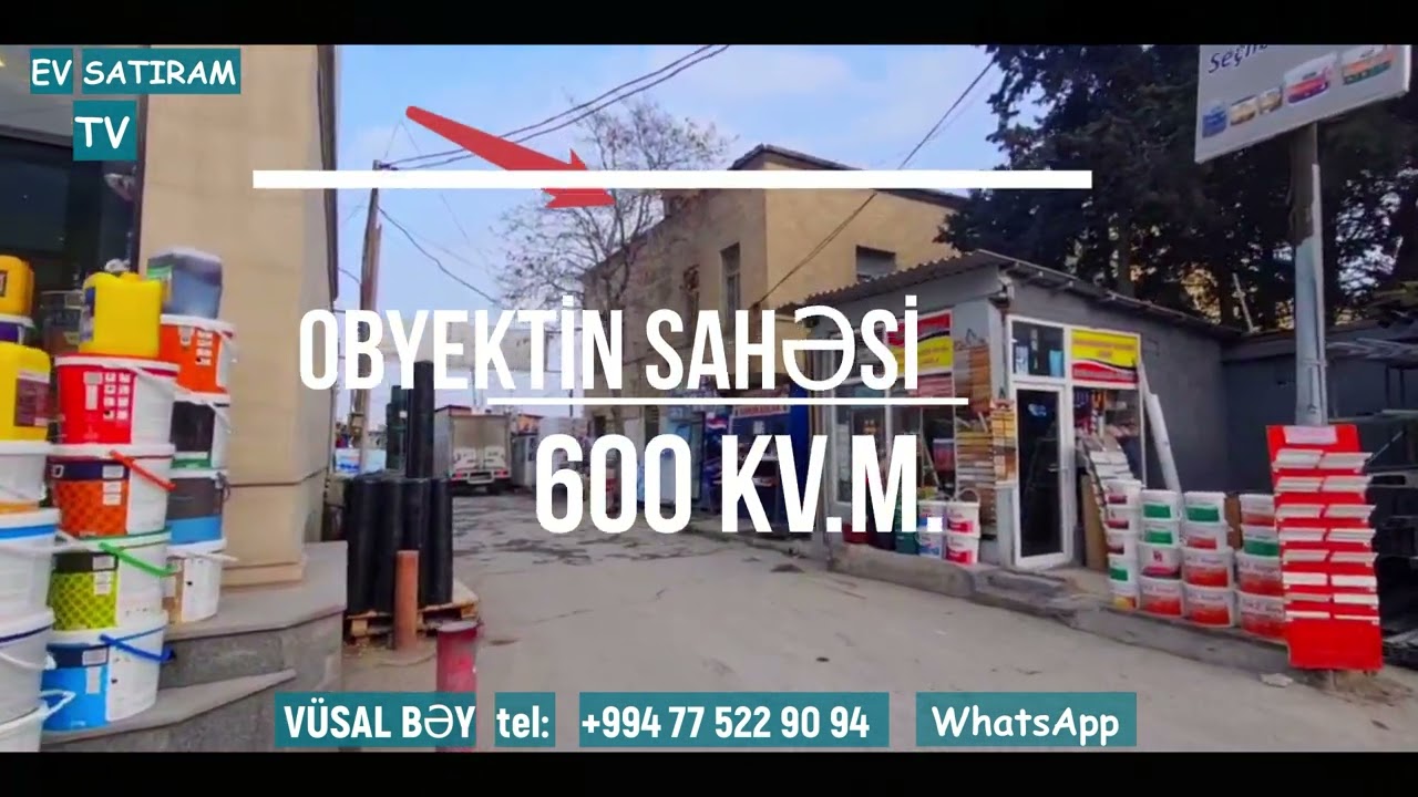ƏHMƏD RƏCƏBLİDƏ OBYEKT SATILIR/Недвижимость в Баку / EV SATIRAM TV/ bag evleri /ev satışı /emlak az