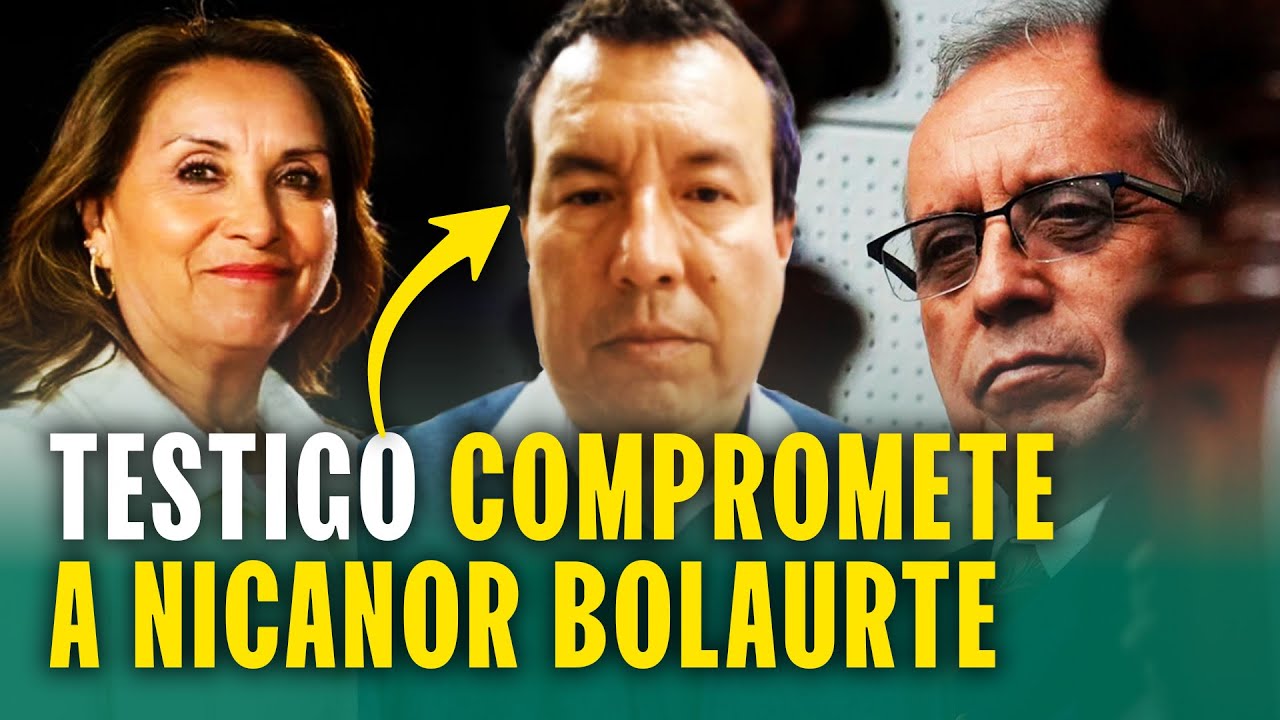 Testimonio exclusivo de testigo clave comprometen a Nicanor Boluarte sobre 