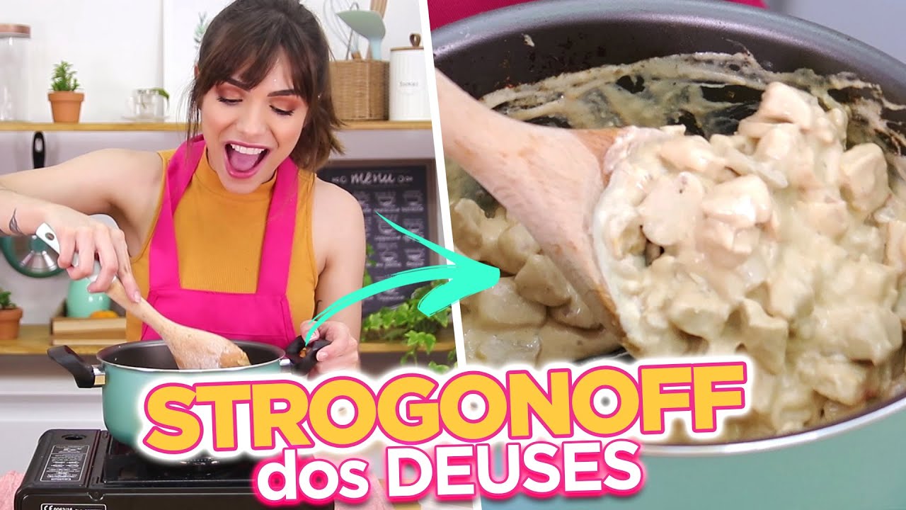 FIZ o MELHOR STROGONOFF da MINHA VIDA! | Gabe Cozinha | Ep.08
