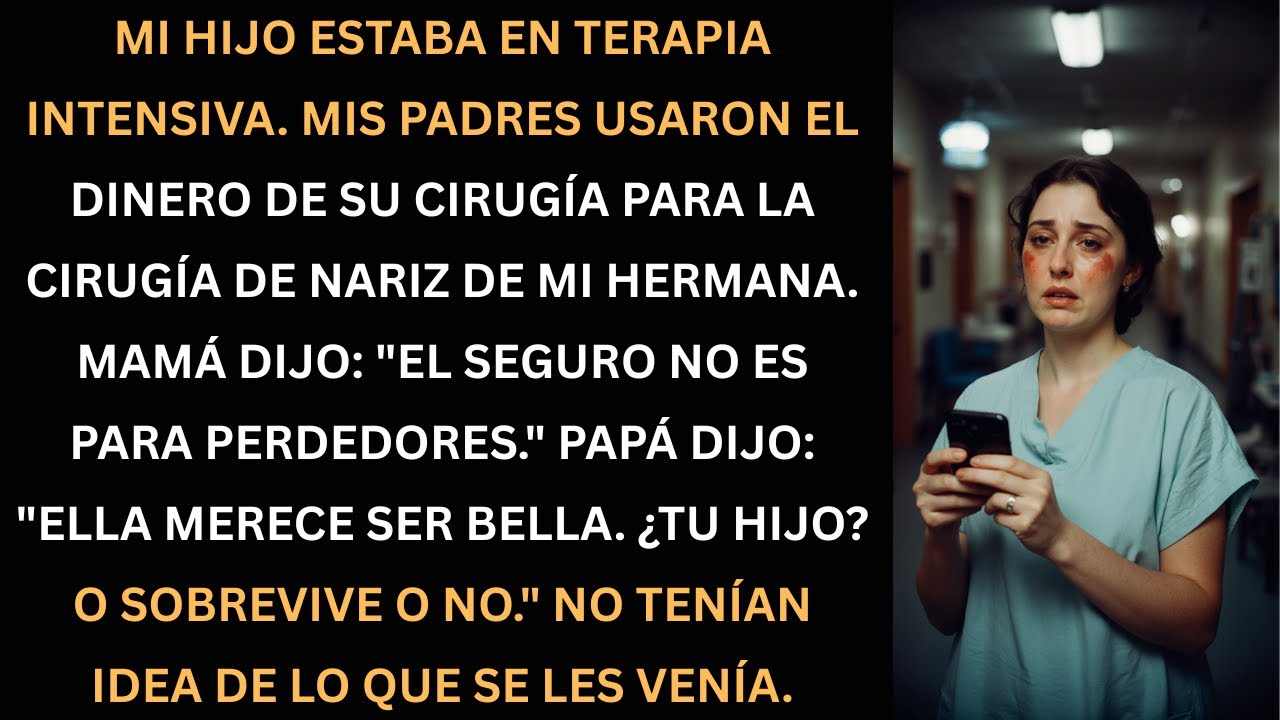 Mis padres usaron el dinero de mi hijo para la nariz de mi hermana — no esperaban mi reacción.