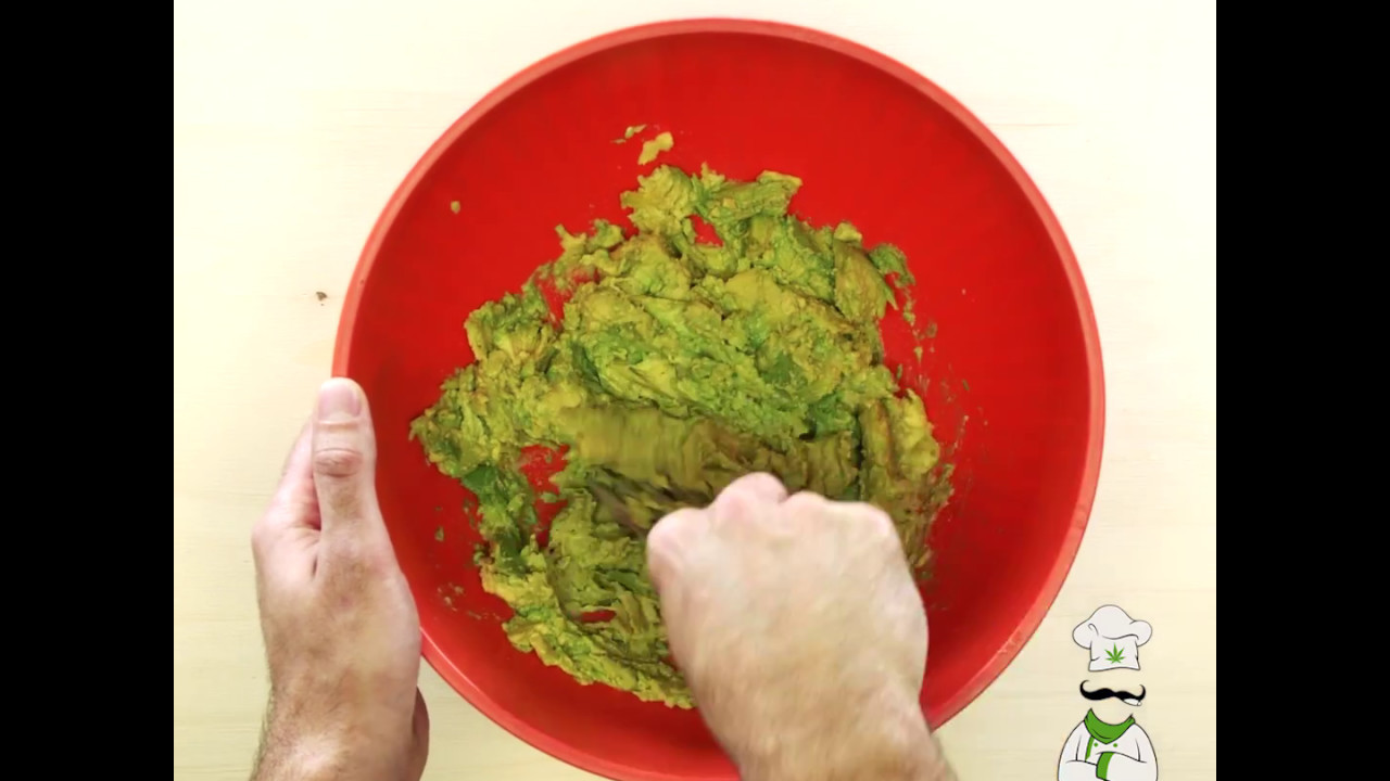 Marijuana infused guacamole