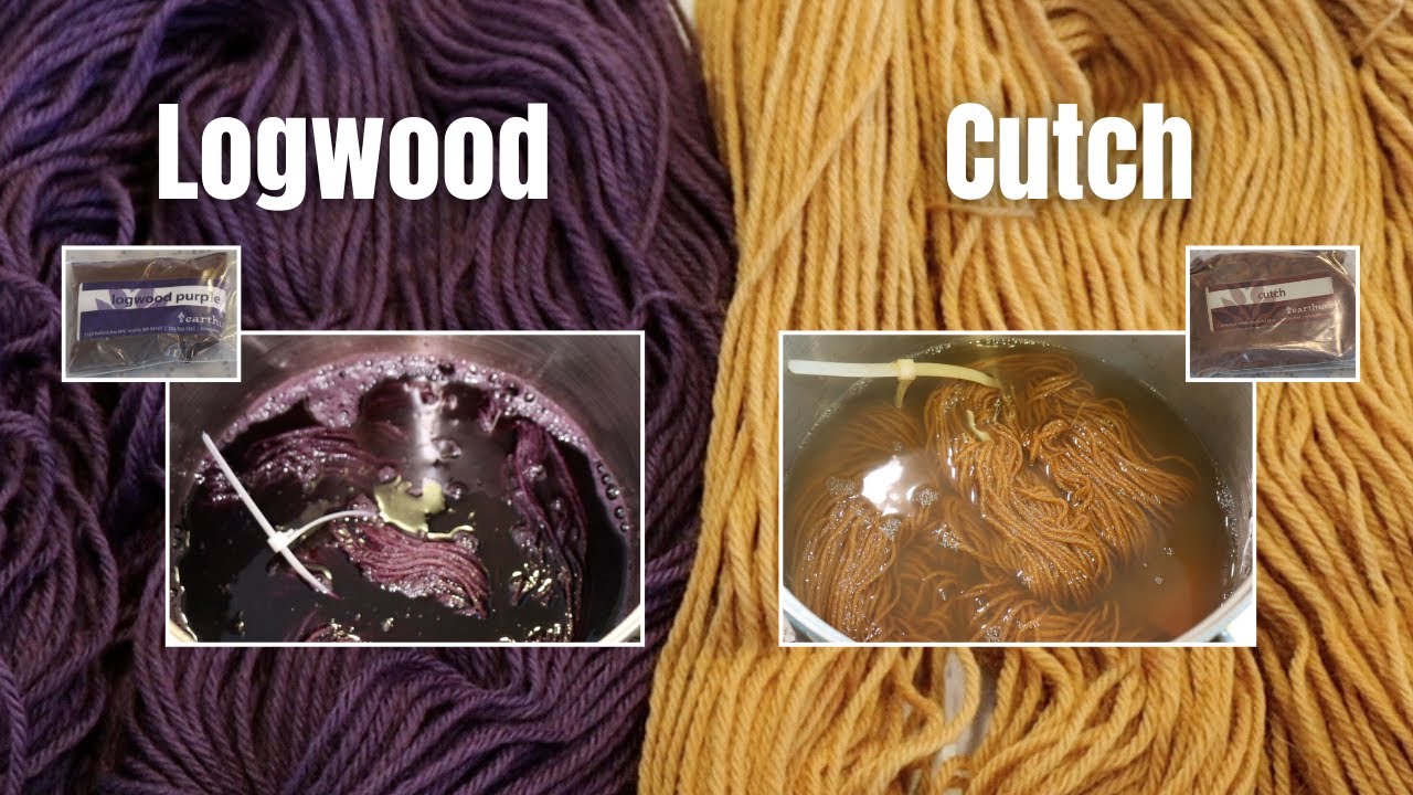 Dyeing Yarn with Natural Dyes; Logwood and Cutch, Revisited! (Dyepot Weekly 539)