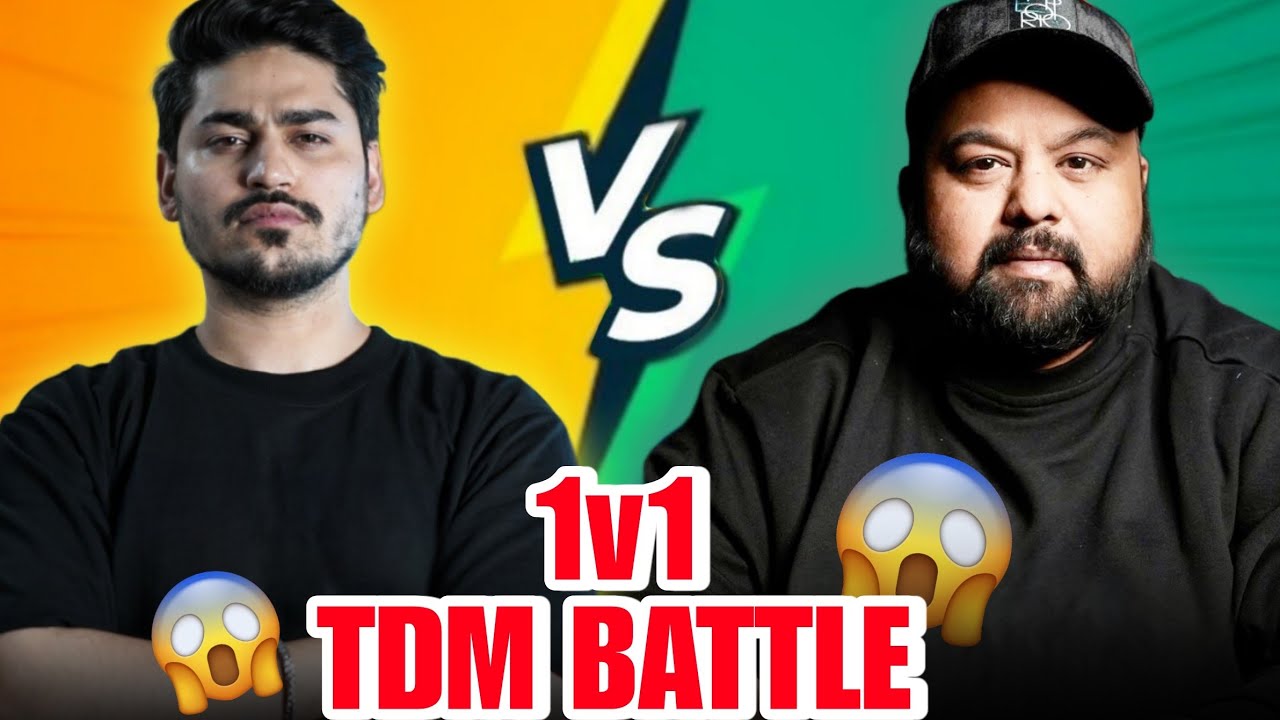 First Time Joker Vs Goldy Bhai 1v1 Intense *TDM BATTLE*😱