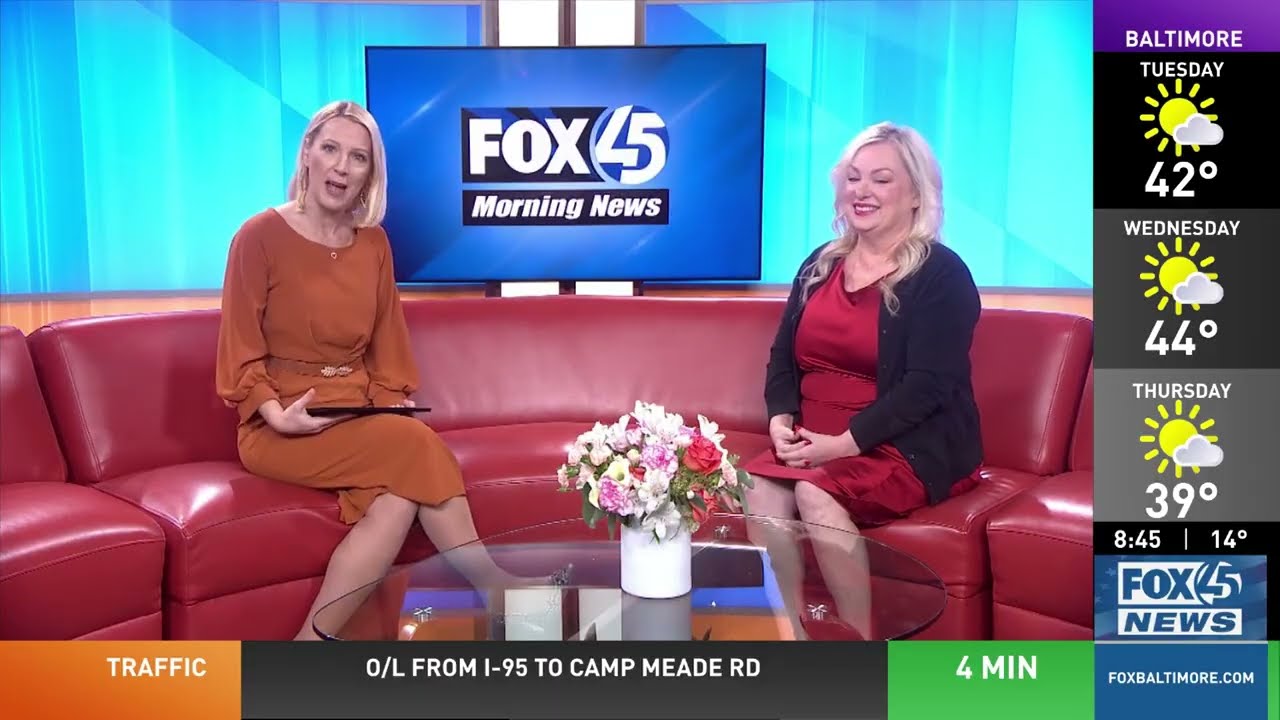 Susan Trombetti Shares Dreamy Valentine’s Date Ideas on FOX 45 Baltimore