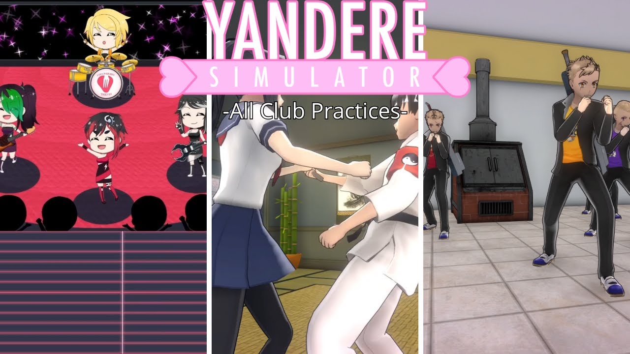 All Club Practices | Yandere Simulator