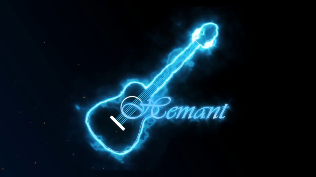 Guitar Logo Animation | ELECTRIC FIRE EFFECT | By Expert Choice