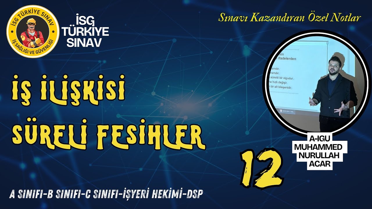 12. Konu - Süreli Fesihler - 2026 isg ders notları