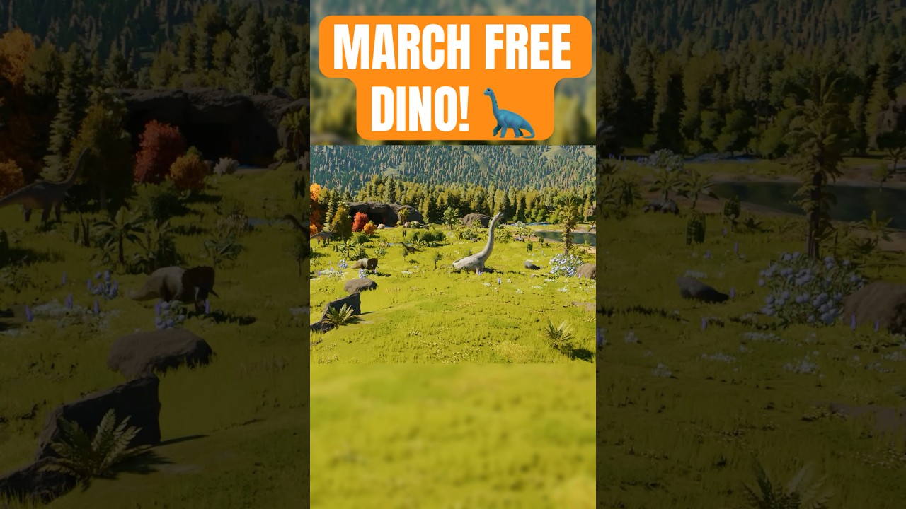 NEW DINOSAUR IN #jurassicworldevolution3! | MARCH FREE DINO