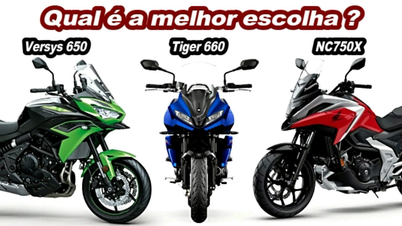 Qual é a Melhor escolha Versys 650 Tiger 660 Sport ou NC750X