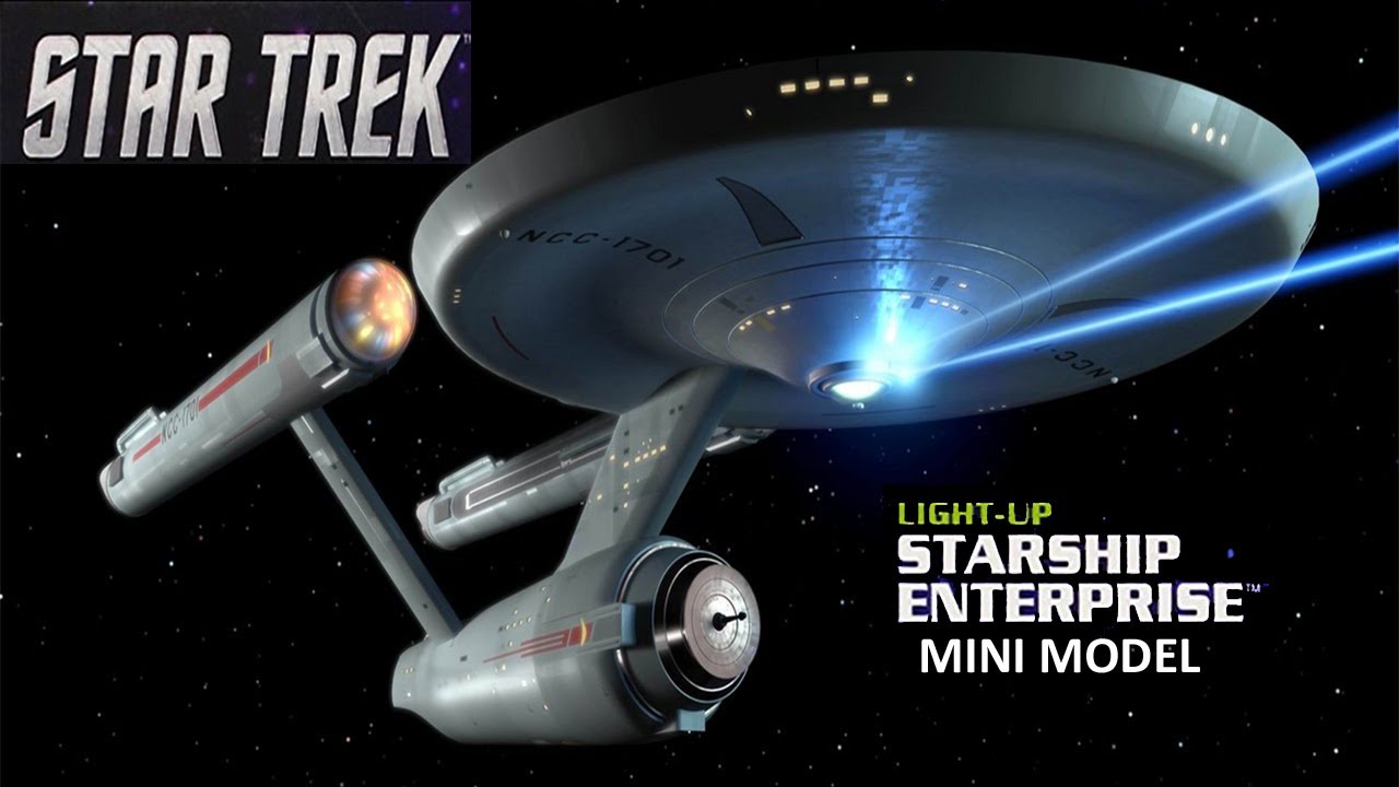 STAR TREK Light-up Starship Enterprise
