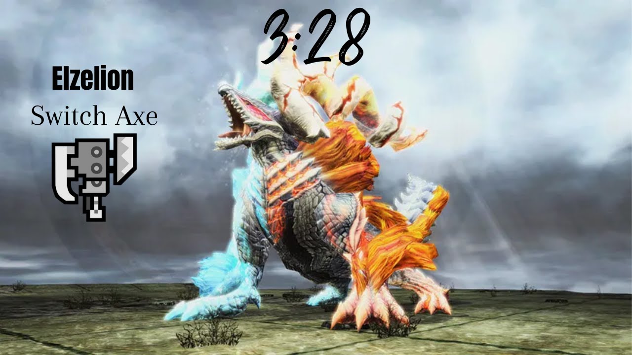 [MHFrontier] G-Rank Elzelion | Solo - Switch Axe F | 3:28