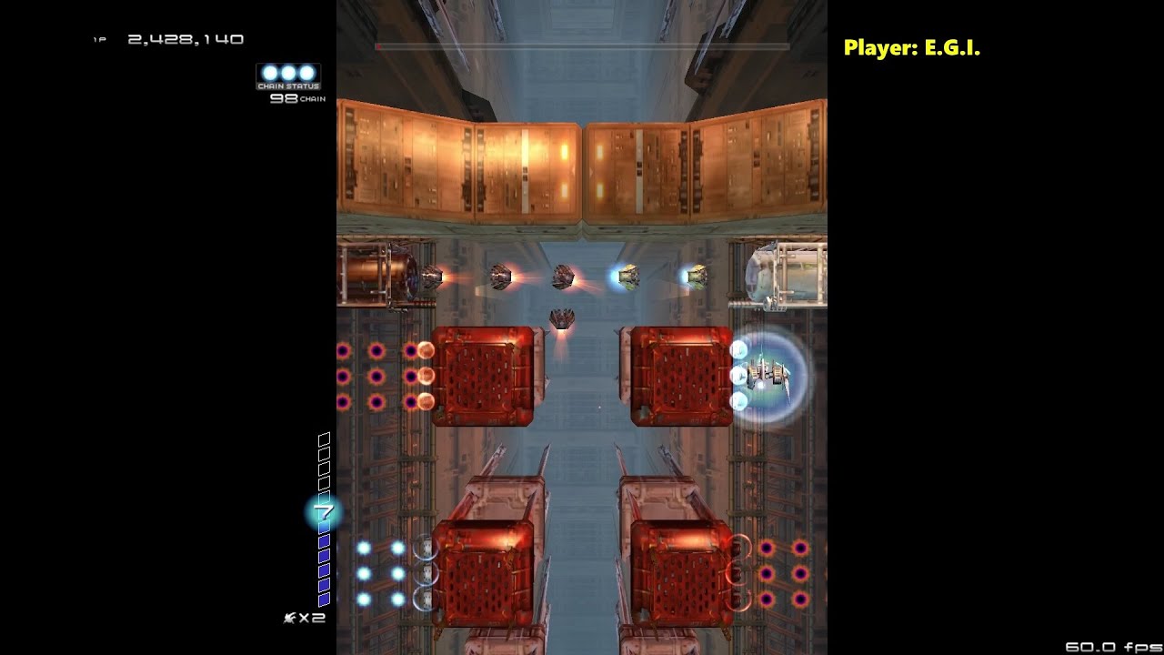 斑鳩 Ikaruga Arcade-Easy Chapter 2 -  6,157,720 (205 chain)