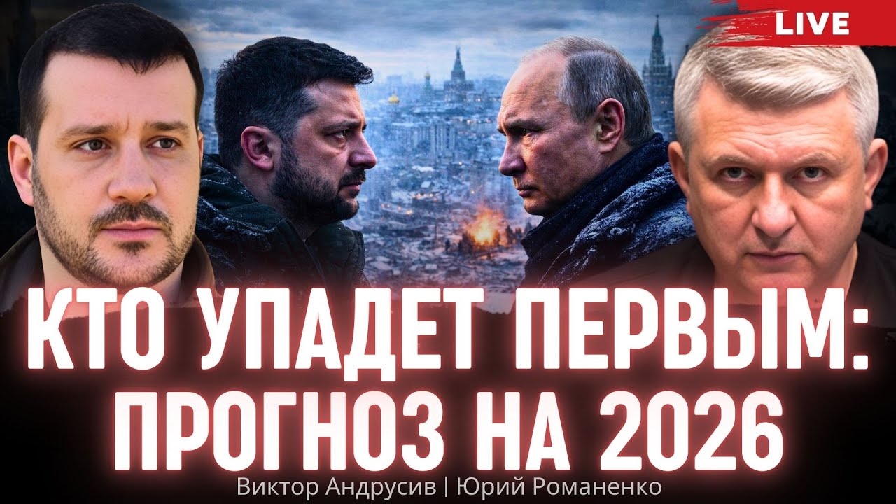 Финальный раунд: кто упадет первым – Россия или Украина? Виктор Андрусив, Юрий Романенко