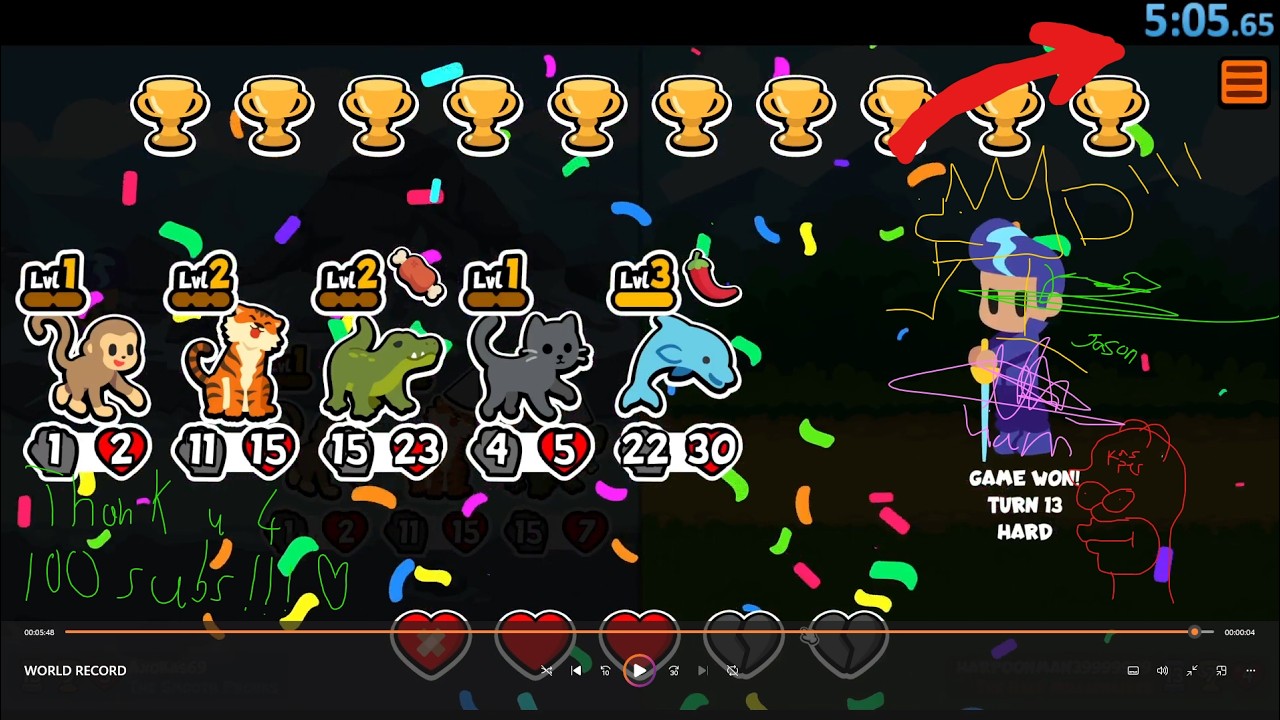 [WR] Super Auto Pets Hard [5:05]