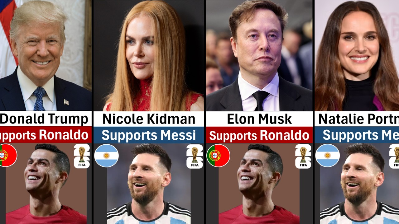 Famous Celebrities Who Supports Messi or Ronaldo in FIFA World Cup 2026