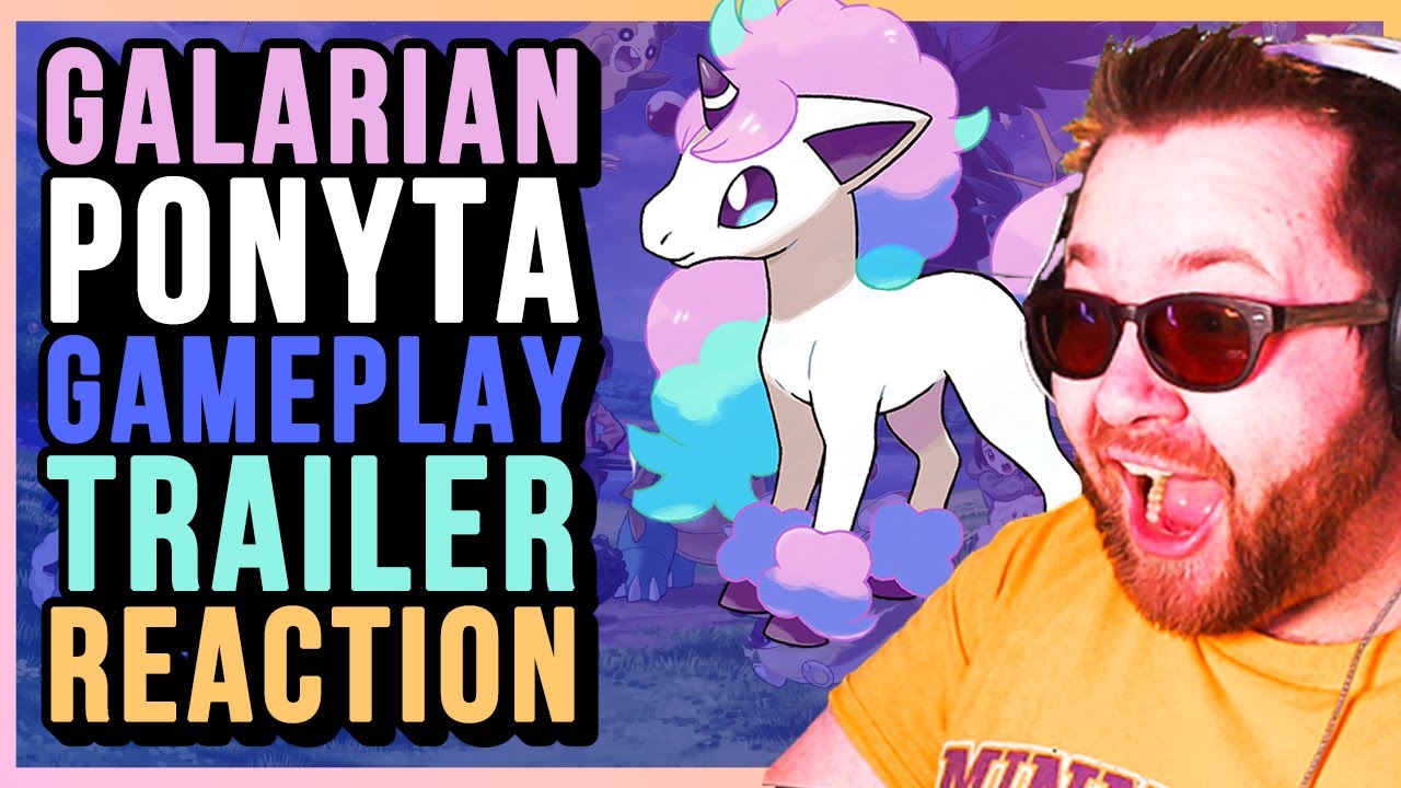🐴 GALARIAN PONYTA GAMEPLAY TRAILER REACTION! 🤯 Kazrisk Reacts
