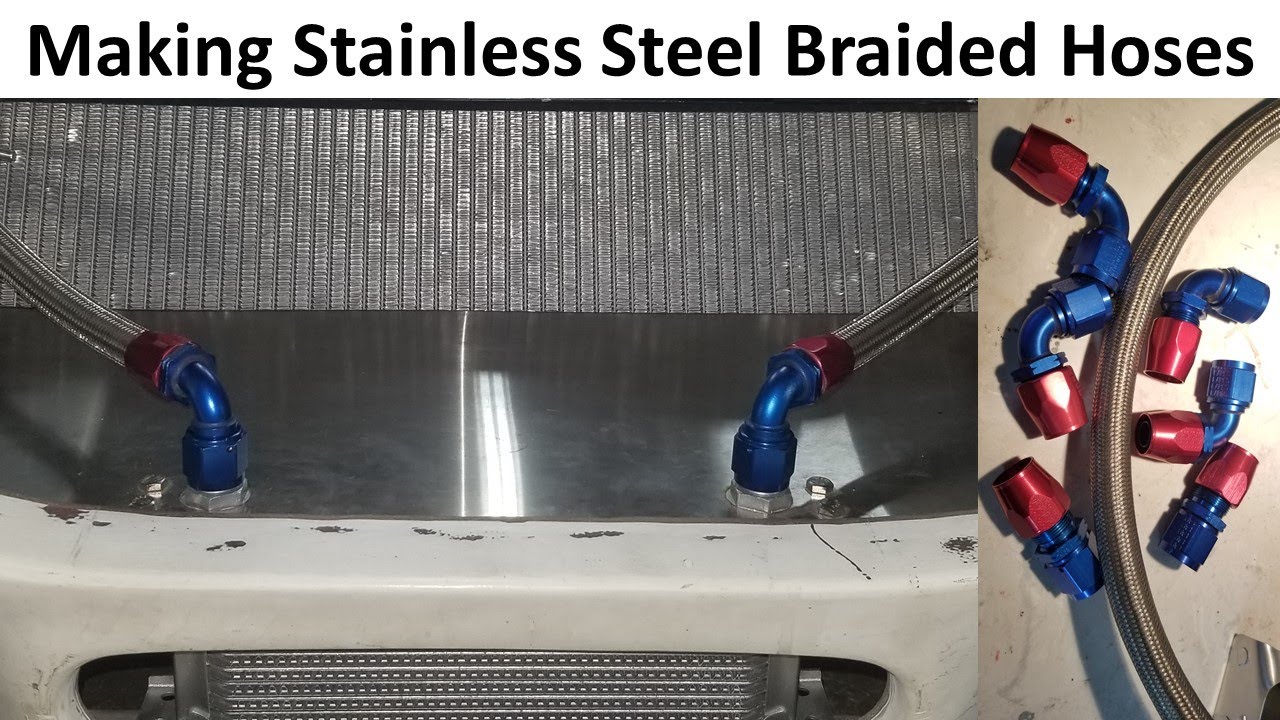 Making Braided Oil Cooler Hoses for the 427 Cobra Replica   Streetbeast 1966 Kit Car