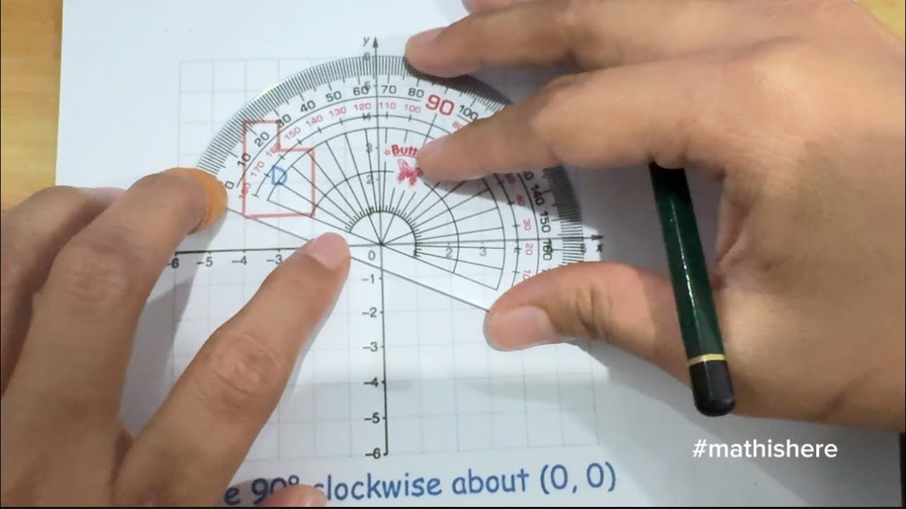 [Bilingual] 9 Graders’ Maths Rotate Anyting By Using Protractor or By Utilizing Coordinates