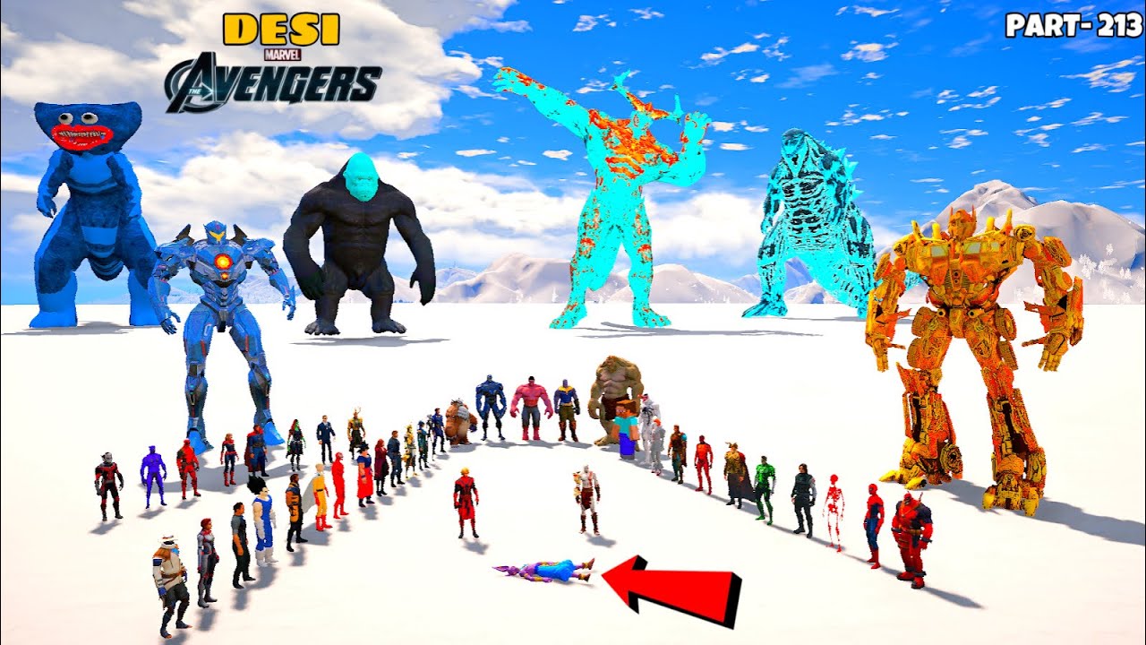 DESI Avengers Zombie Surtur and God Kratos Finally Did End Of GOD Beerus in GTA 5 | GTA V #213
