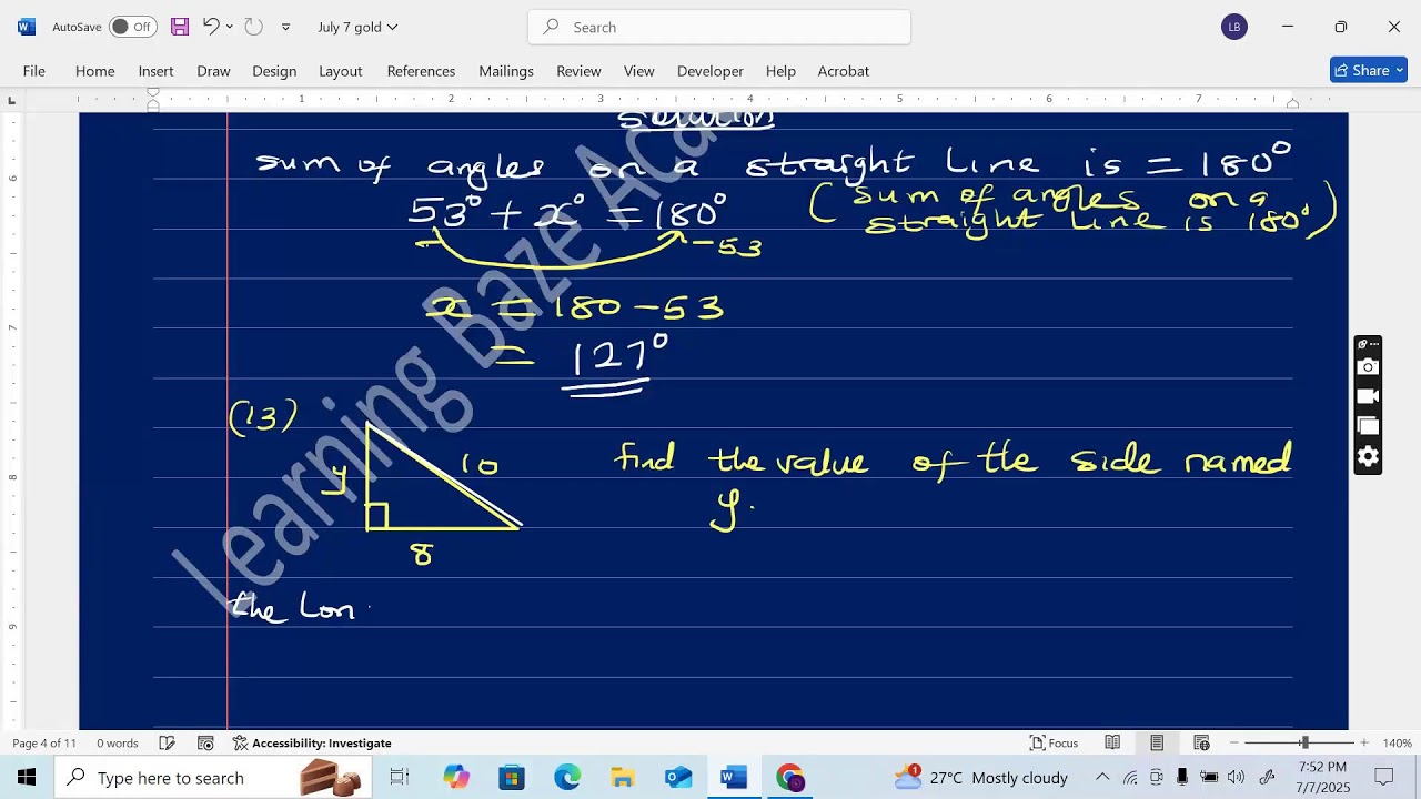 July 7th Math Revision Class for Grade 4 to 6