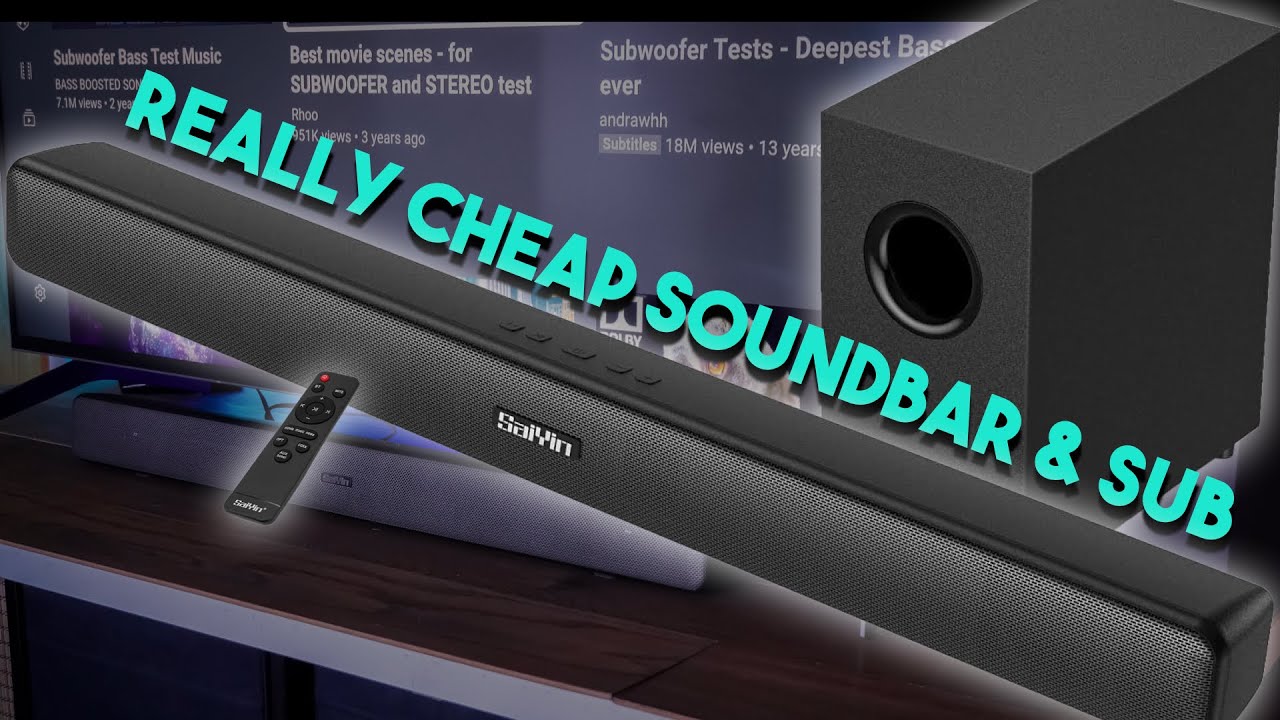 A Soundbar & Sub for Less than $80 / £80 | This was a Surprise!