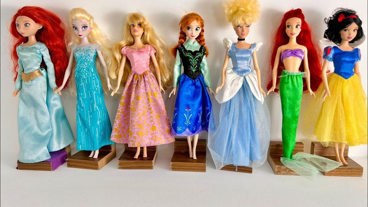 Cute Miniatures Disney Princess Frozen ELSA & Annall! elsa satisfying unboxing