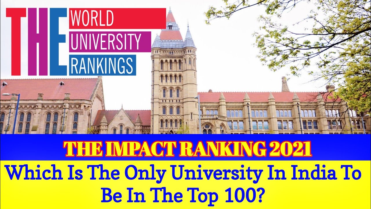 TIMES HIGHER IMPACT RANKING 2021 : Which is the only university in India to be in the top 100?