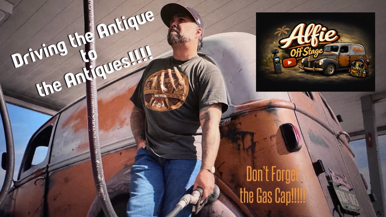 Driving the Antique 1940 Ford Panel Truck to the Antique Show
