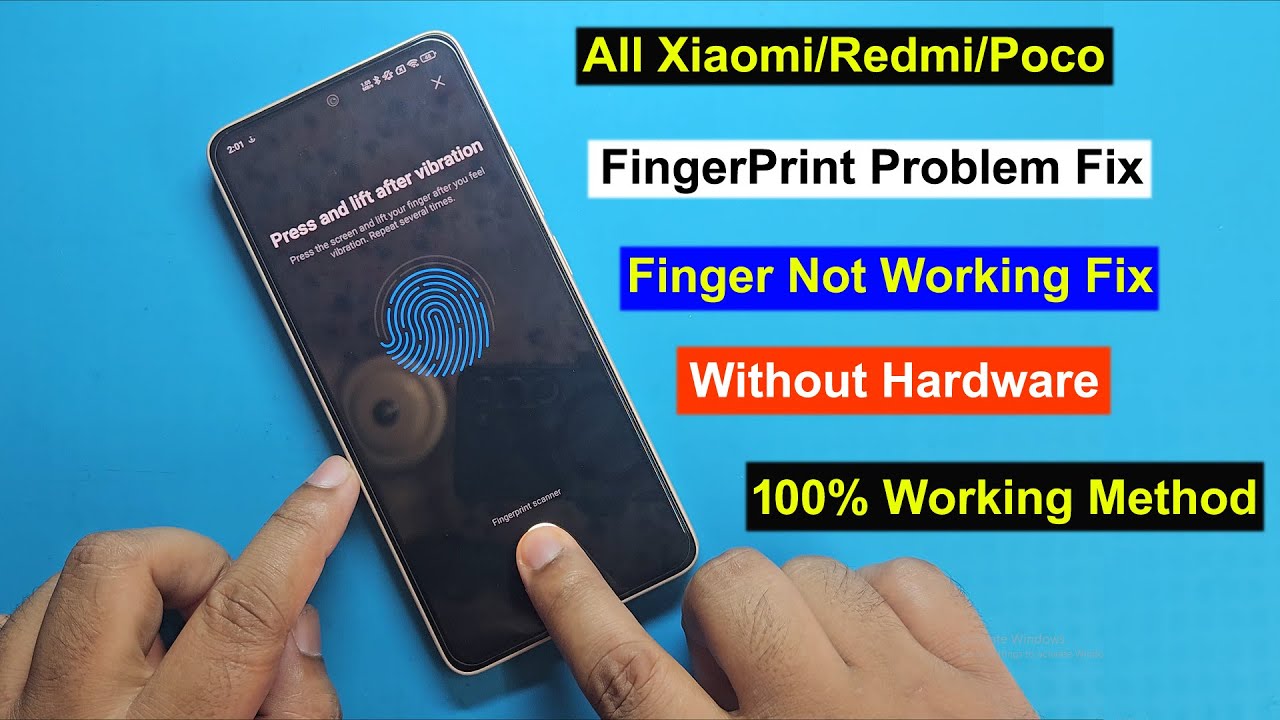 Couldn’t Add Fingerprint Try Again Error On Xiaomi Redmi Phone Problem Solve 2025 | HyperOS 2.0