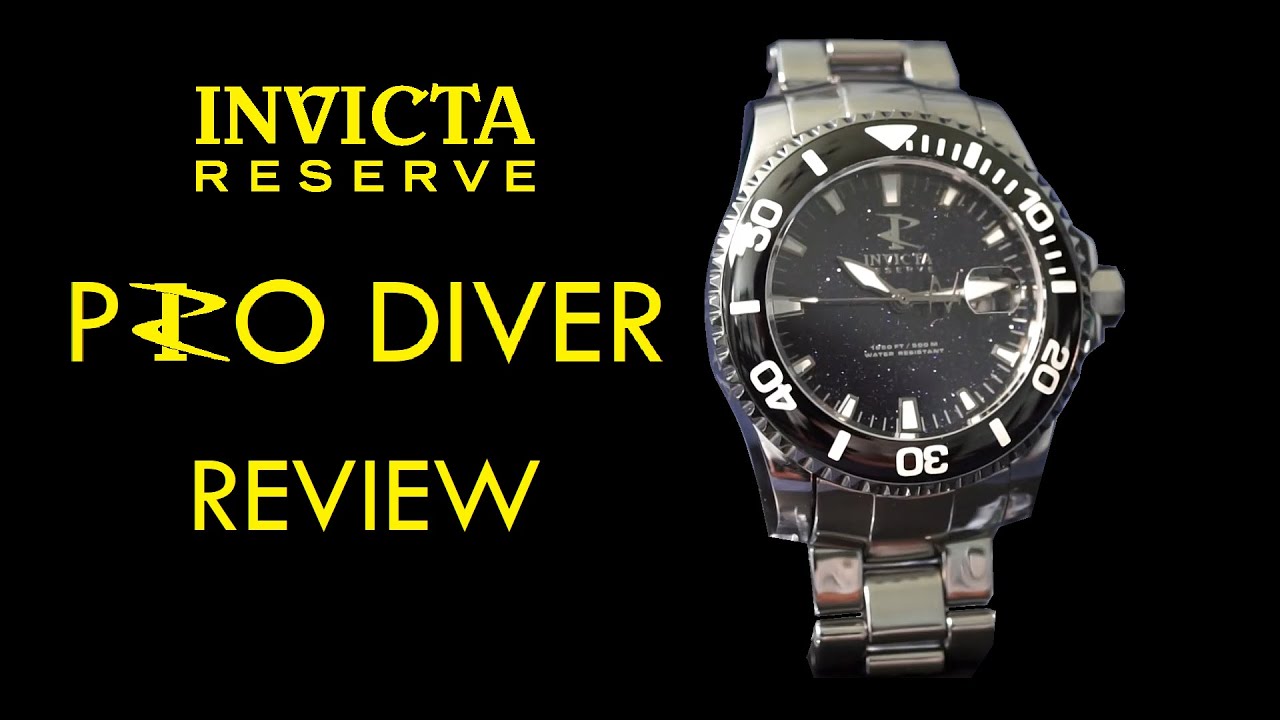 *REVIEW* Invicta Reserve TUNGSTEN Pro Diver 34459 w/ Swiss Automatic Ronda R150 Dive Watch