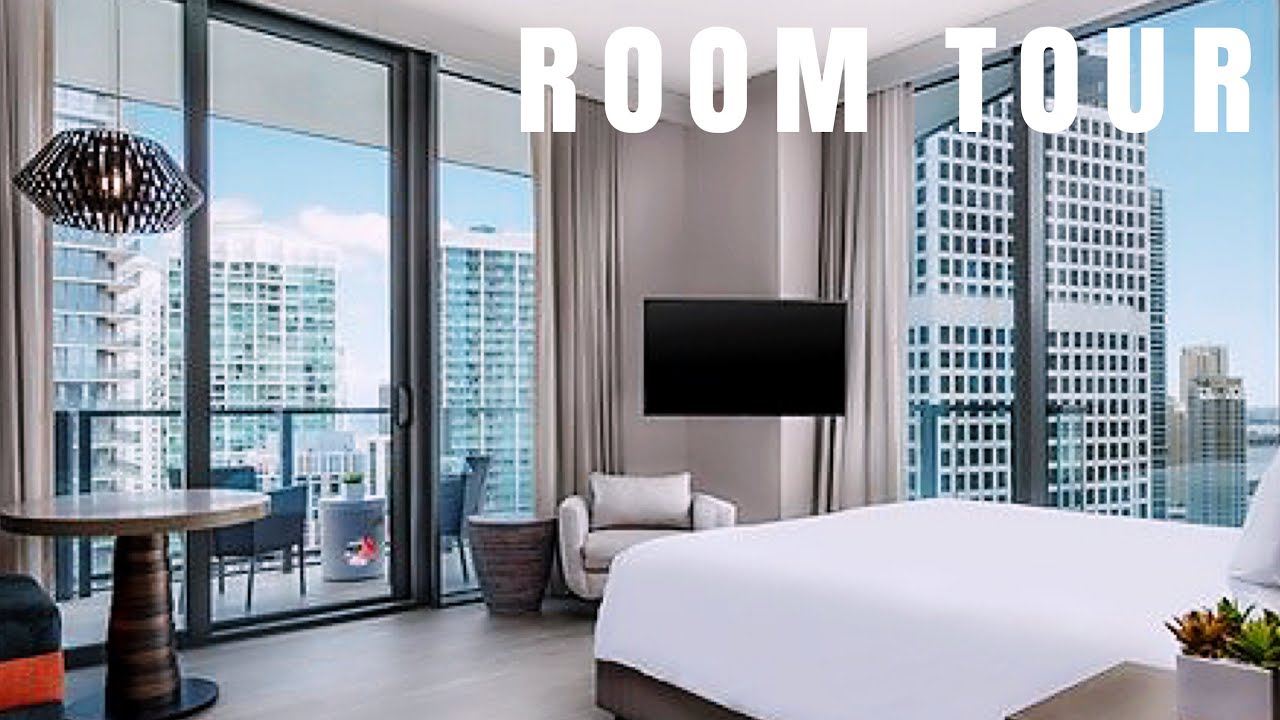 East Miami Hotel Corner King Room Tour ✨ Bay View | Brickell Miami