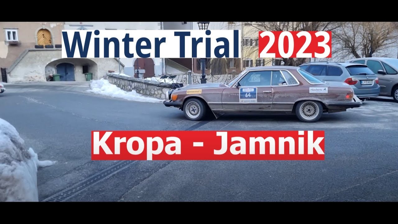 Winter Trial 2023 Classic cars rally  - Slovenia (full sound, no music)