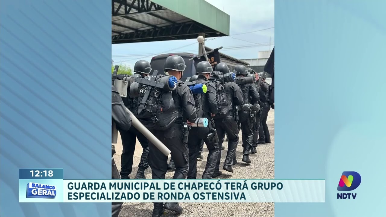 Guarda Municipal de Chapec&oacute; cria grupo especializado de ronda ostensiva