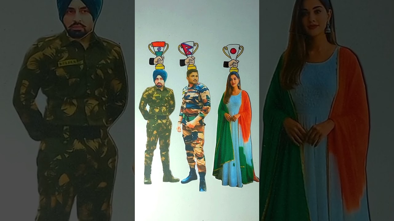 🧡🤍💚 August 15, 2026 🫡 Happy Independence Day || Nepal 🇳🇵Japan 🇯🇵 India 🇮🇳 #shorts #art #viral