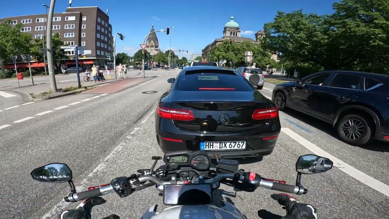 Kleine Tour durch Hamburg & GoPro Hero 10 Test  (Yamaha XJ6)