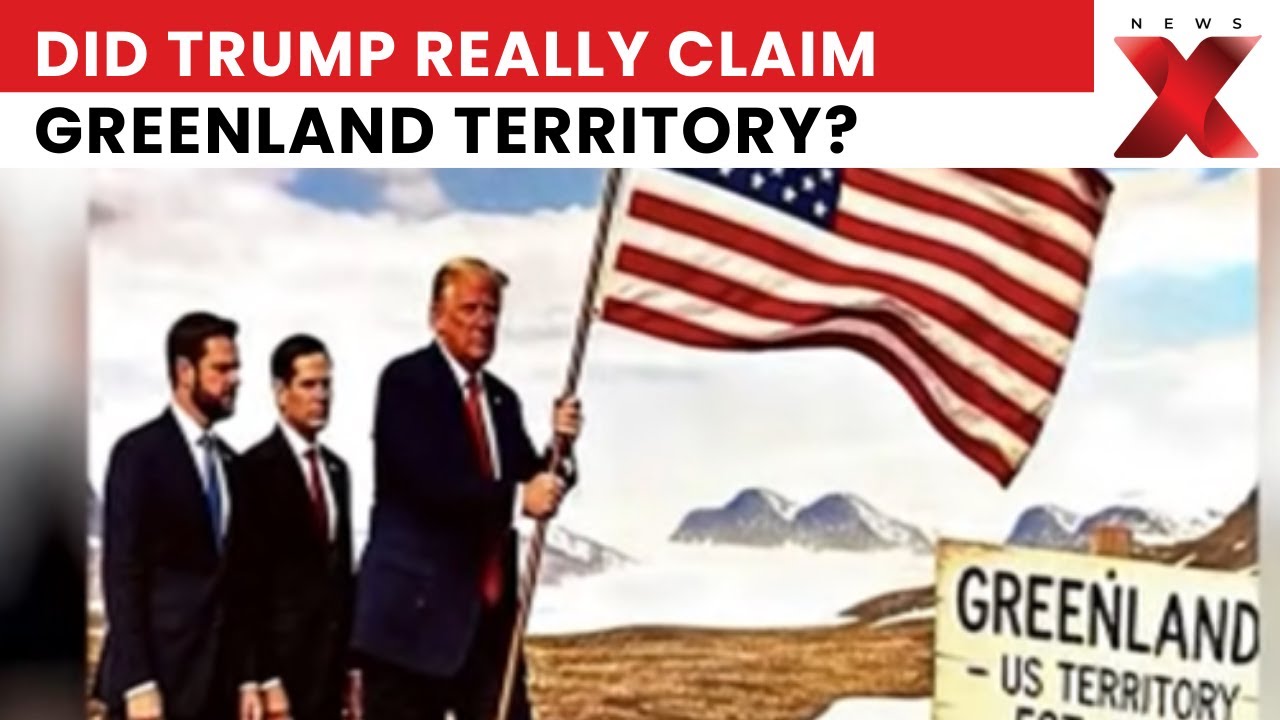 Trump Shocks World by Claiming Greenland as New US Territory in Viral Post | NewsX