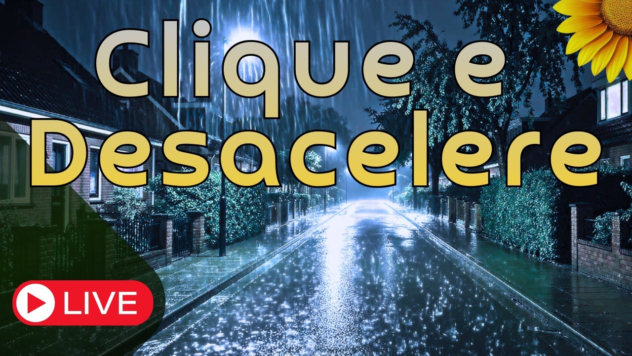 🔴Atmosfera SONORA que ACALMA NATURALMENTE!🌧️💤