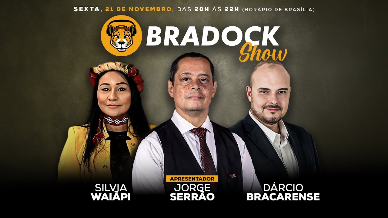 Bradock Show 21/11/25 - Serr&atilde;o, D&aacute;rcio Bracarense e Silvia Wai&atilde;pi