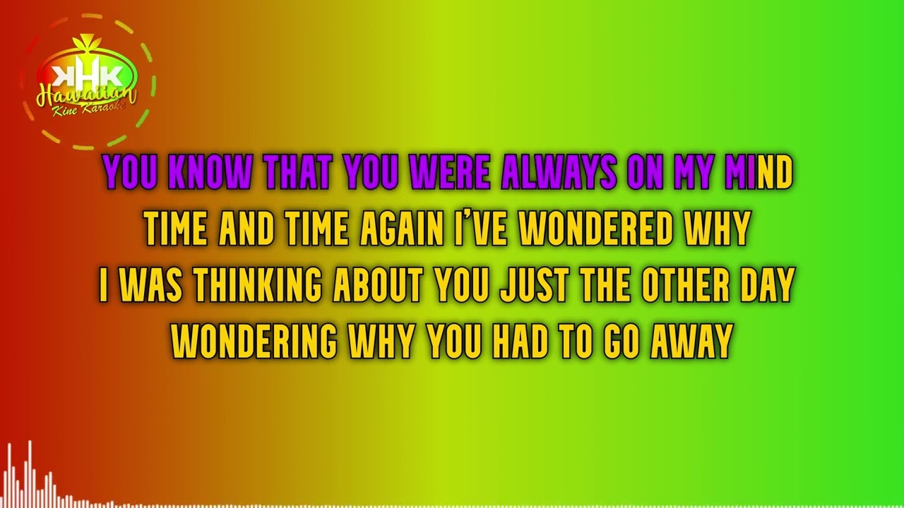 Valley Boys - Time and Time Again (Karaoke Version) - Hawaiian Karaoke